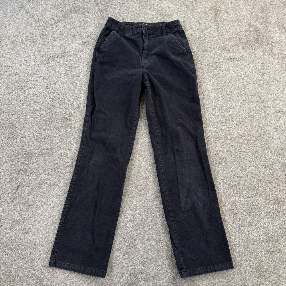 Aeropostale Corduroy Pants 2 Navy Straight Leg‎ Mid Rise Casual Classic